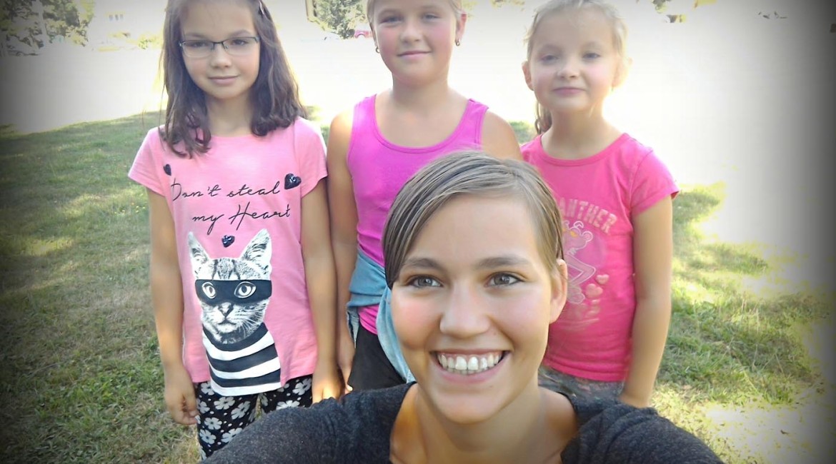 Fotky z jazykového příměstského tábora v Krumlově – běh od 24.8.