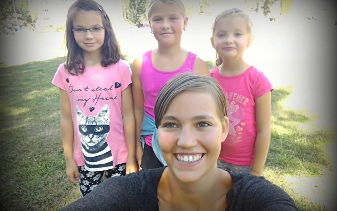 Fotky z jazykového příměstského tábora v Krumlově – běh od 24.8.