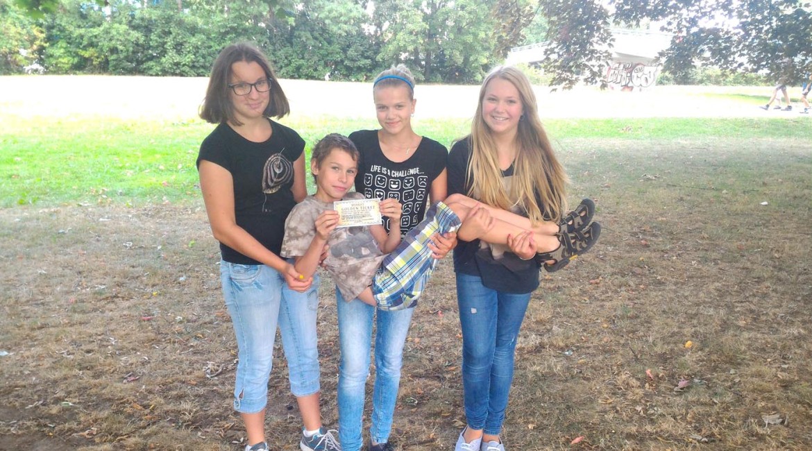 Fotky z anglického příměstského tábora v Budějovicích – týden od 27.7.2015