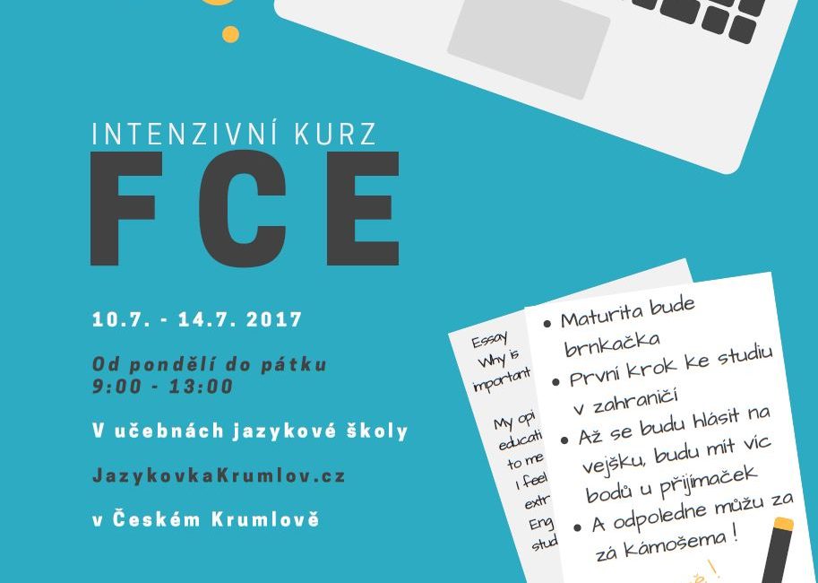 Nový přípravný kurz na zkoušku FCE Nový přípravný kurz na zkoušku FCE