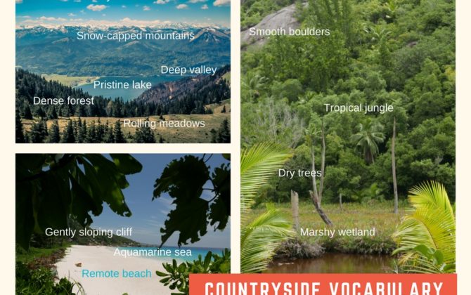 Anglická slovíčka – krajina Anglická slovíčka – krajina