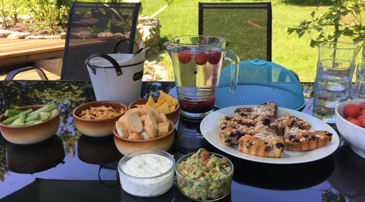 Summer course recipes – dips