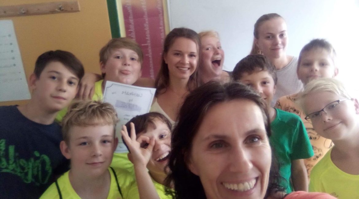 Fotky z anglického příměstského tábora v Č. Krumlove II 2019