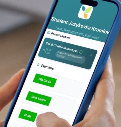 Naše vlastní appka: slovíčka a přehled hodin v jednom